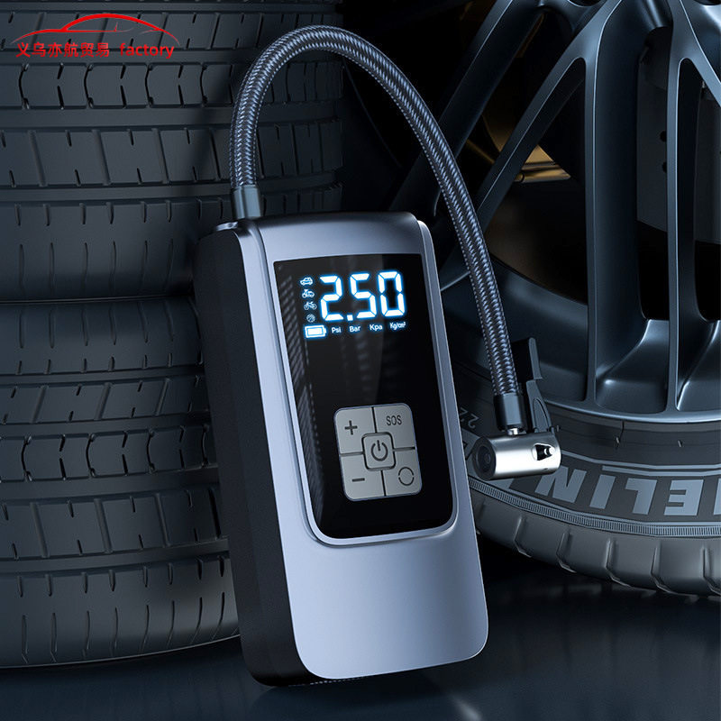 Car Air Pump Wireless Portable High-Pressure Electric Air Pump Car Air Pump Tire Pressure Measuring Air Pump