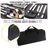 Amazon Stainless Steel Baking Tools suit Oxford Bag Barbecue Utensils Outdoor Household BBQ Combination Barbecue Tools