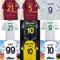 2526 Football Uniform Roma Home Inter Milan Away Jersey Di Maria Rota Rota Mbappe Jersey