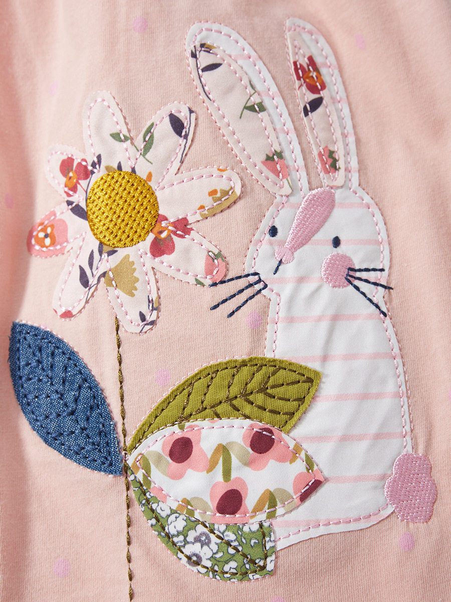 Custom Summer [Style] Cartoon Kids' Dress, Kids' Princess Dress, Short-sleeve Girls' Dress