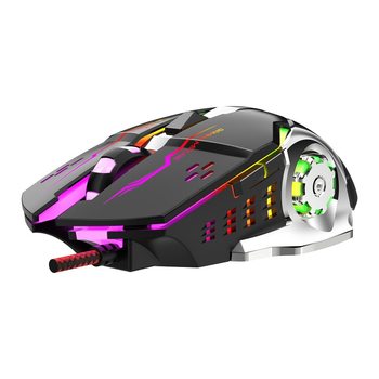 G8 Hot Wheels mechanical luminous mouse wired gaming desktop cf E-sports lol macro definition metal plate weighting