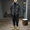 Winter New 90 white duck down men's down jacket short stand collar 2023 high-end fashion brand down jacket warm thick outer