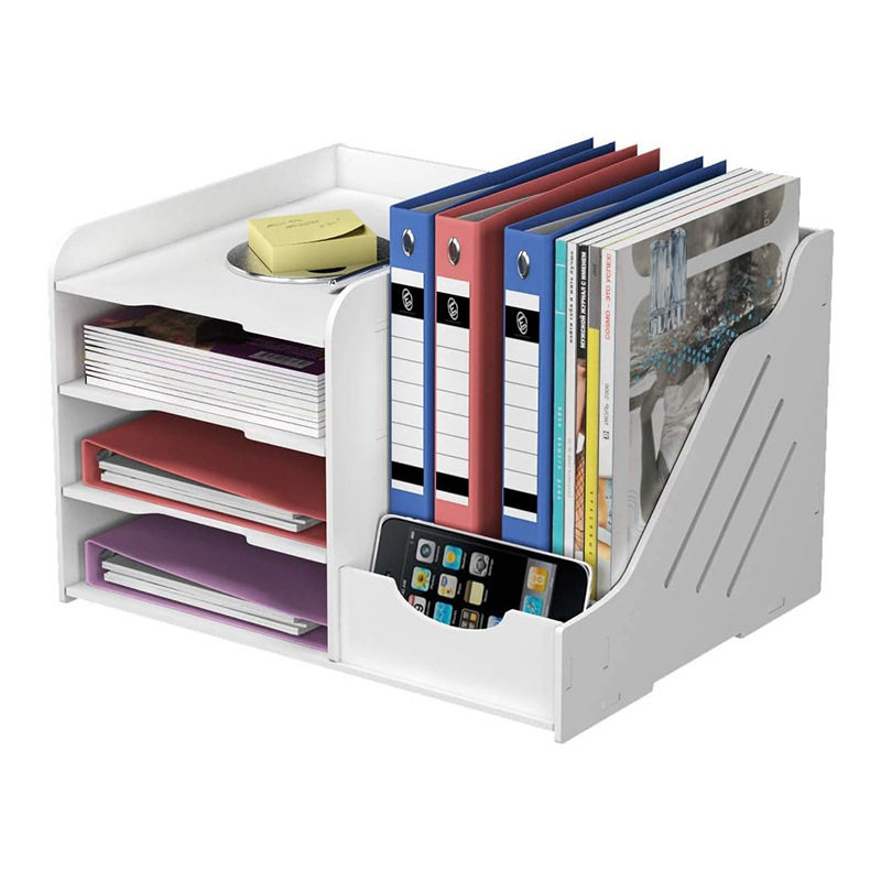 Desktop Storage Rack Office Desk Drawer Organizer Stationery Information Multi-Layer File Rack Storage Cross-Border