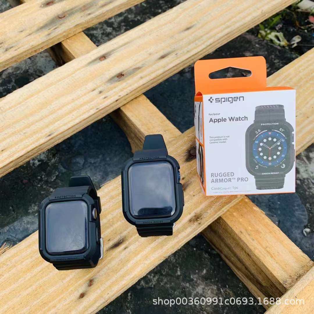 Suitable for IWATCH 567 Apple Watch Protective Case SPIGEN 44/45/49 Integrated Watch Strap Case