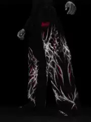 Breathedivinity Men's Printed Straight Leg Casual Jogger Pants, Athletic Fitness Streetwear