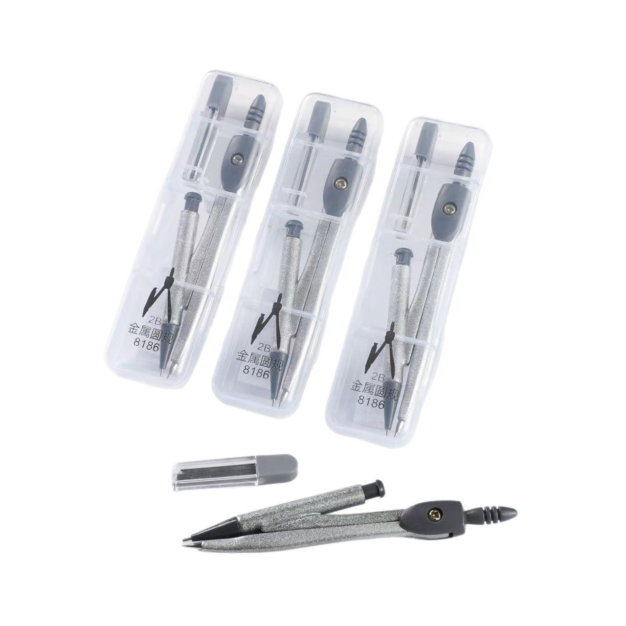 Shang Rui 8186 student special compass ruler two-piece set primary school prize gift school supplies stationery