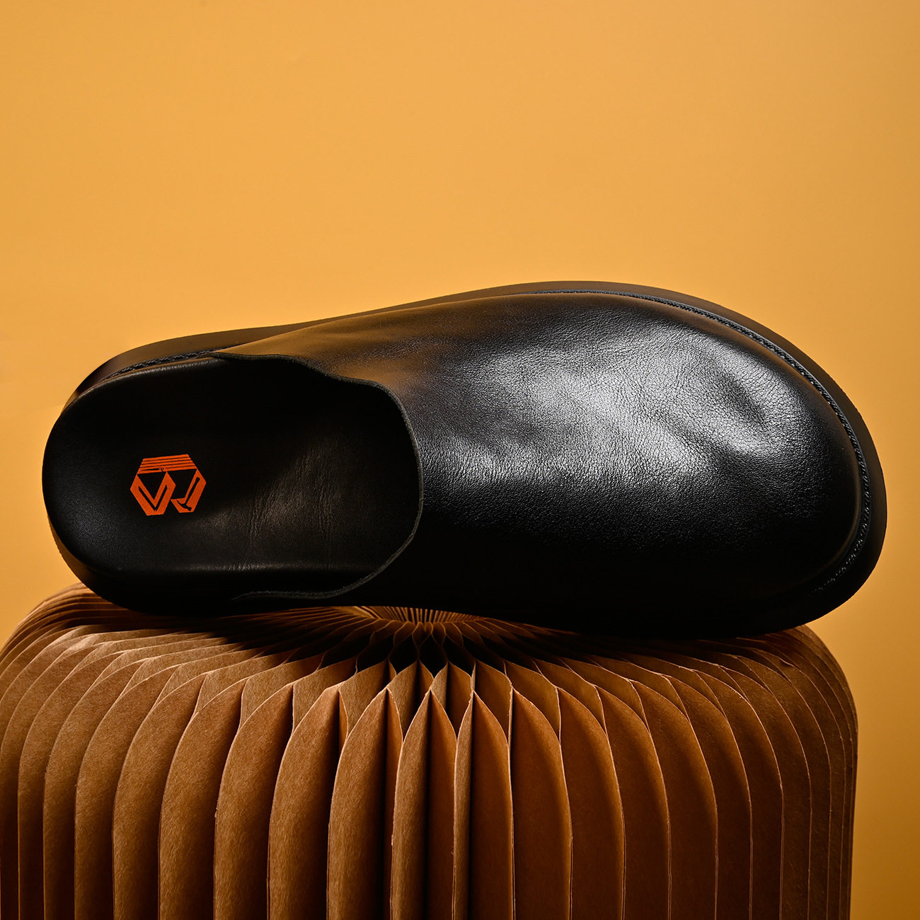 Men's Genuine Leather Breathable Lazy Half-Slippers