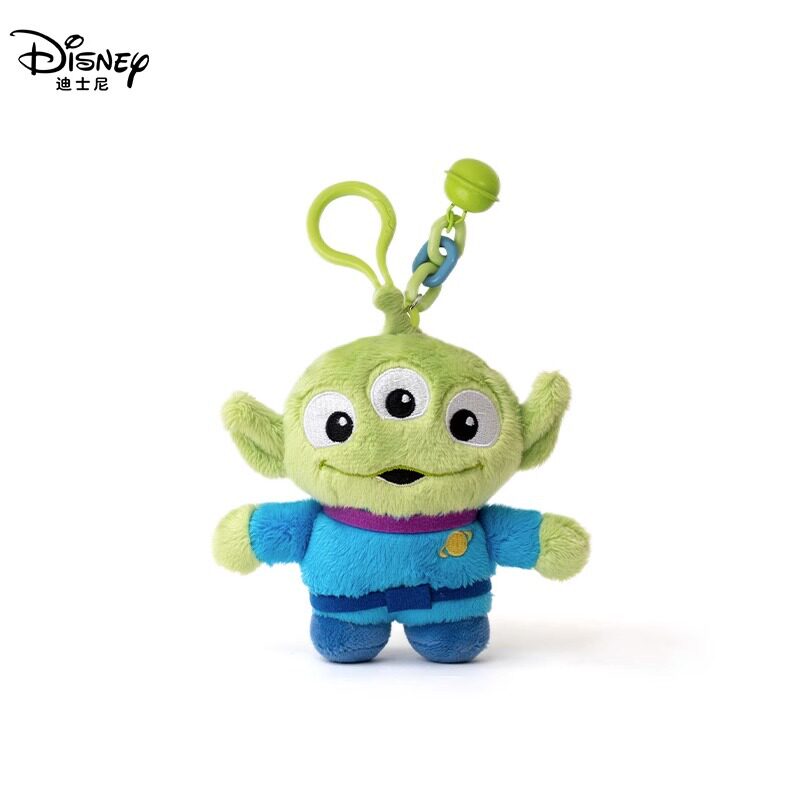 正版迪士尼草莓熊挂件史迪仔公仔毛绒玩偶朱迪尼克钥匙扣背包挂饰