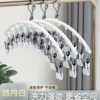 Stainless Steel Seamless Socks Rack Multi-clip Head Clothes Hanger Socks Clip Home Student Dormitory Multi-functional Drying Artifact