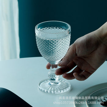 Wholesale hotel color raw pineapple series thickened beer cocktail glass red wine glass goblet juice glass