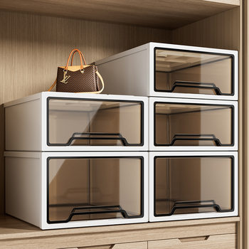 Drawer-Type Storage Box Wardrobe Clothing Storage Box Organizer Household Clothing Storage Cabinet Organizer Cross-Border
