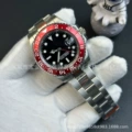 Red circle black plate