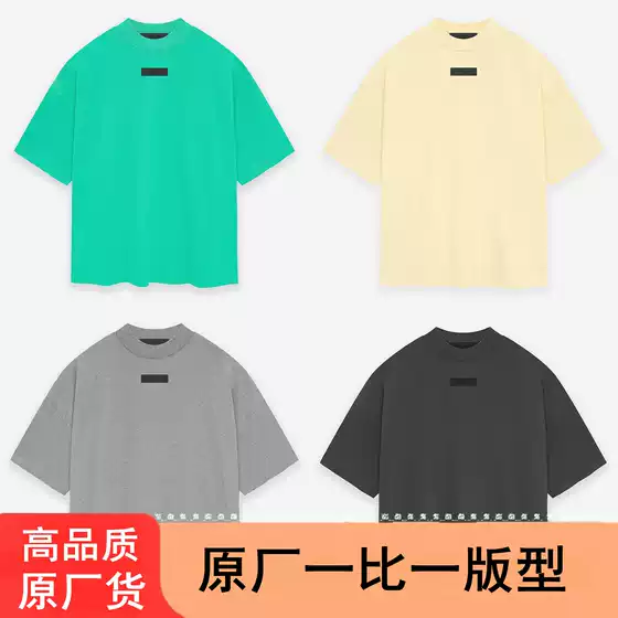 2024 new Essentials short sleeve men's T-shirt American loose tide brand FOG high street women Ningbo original goods