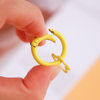 Candy-Colored Metal Paint Spring Ring Buckle Ring Key Chain Key Chain Open Ring Handmade Bag Hanging Buckle Accessories