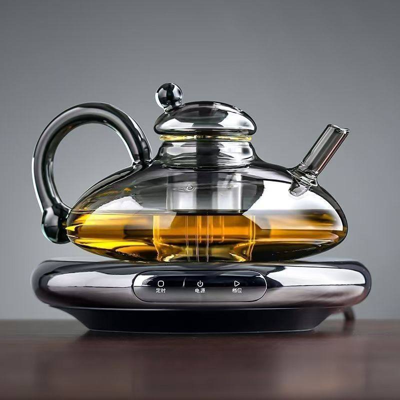 [Authentic] Small Electric Ceramic Stove Ultra-Thin Mini Household Retro Heating Water Boiling Intelligent Insulation Cooking Glass Tea Stove