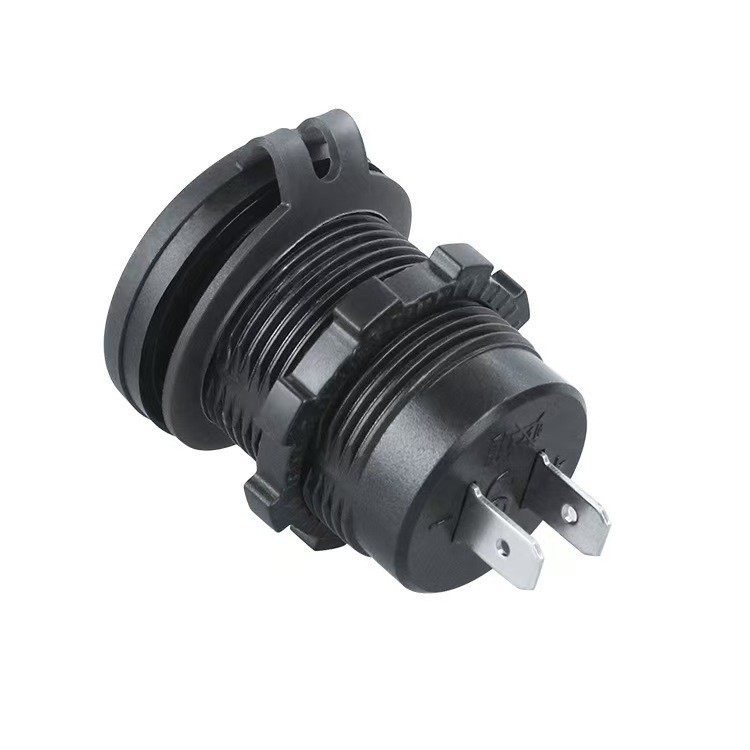 12V/24V Cross-Border New Car Rv Yacht 4-Port Dual Pd+ Dual Qc3.0 Digital Display Fast Charging Car Modification U