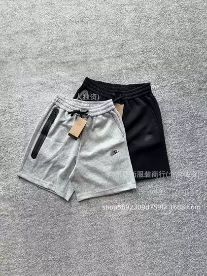 Foreign trade summer fashion casual sports shorts, men's new summer trendy versatile embroidered breathable shorts