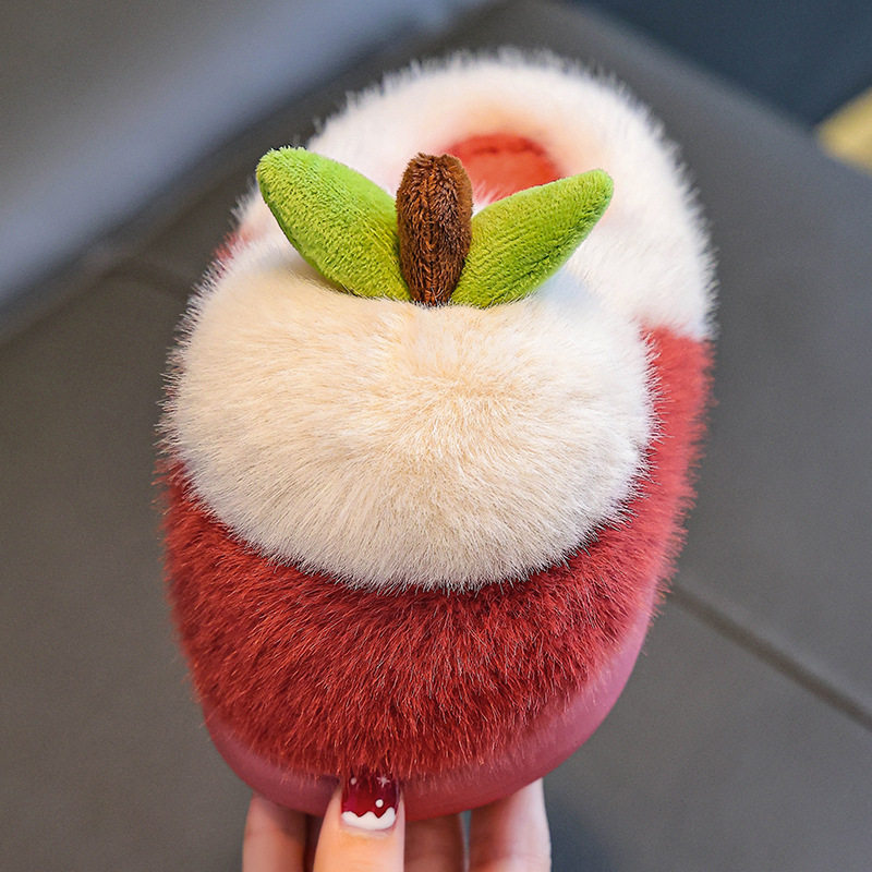 Children's Winter Cotton Slippers for Boys and Girls 2025 New Boys and Girls Warm Anti-Slip Baby Slippers Autumn and Winter Kidsren