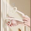 Non-Slip Seamless Clothes Hanger Bow Clothes Hanger Creative Clothes Hanging Dry and Wet Plastic Student Dormitory Home Clothes Hanging