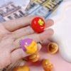 Simulated Mini Pistachio Hairpin Miniature Food Toy Nut Hairpin Personalized Resin Headdress Kidsren's Cute Bb Clip for Women
