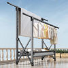 New Floor-Standing Folding Indoor Household Balcony Outdoor Bedroom Quilt Drying Rack Clothes Drying Rack Clothes Rod