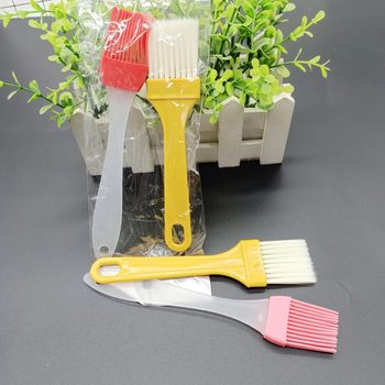 Household suit oil brush barbecue oil brush silicone brush high temperature resistant lint-free oil brush one yuan supply
