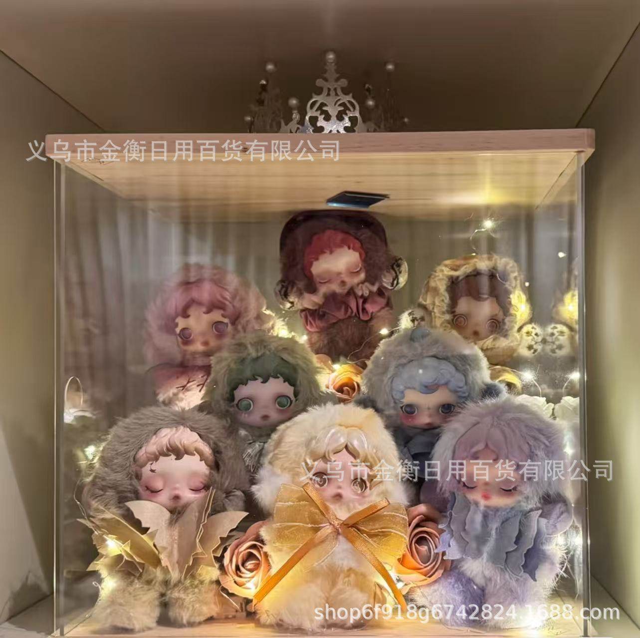 Popmart Skullpanda Light Weaving Garden Second Generation Series Sp Vinyl Plush Doll Pendant Blind Box