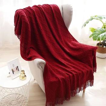 Red Blanket, Red Blanket, Wedding Sofa Blanket, Throw Blanket, Bedside Towel, Bed Blanket, Bed Flag, Dowry Blanket, Shawl Line Blanket