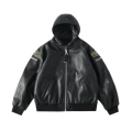 Van leather jacket (black)