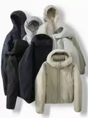Reversible Couple Style Japanese Retro Lightweight Warm Autumn and Winter Hooded Cotton Jacket with Quilted Gourd Pattern