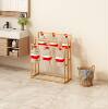 J6Da [Designer] Towel Rack Storage Floor Shelf Storage Rack Bedroom Clothes Hanging Integrated Rental Room Special