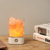 Creative Himalayan Crystal Salt Lamp Negative Ion Salt Mineral USB Night Light Bedroom Sleep Companion Table Lamp Creative Ornament