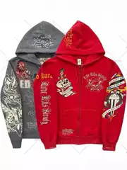 Ed hardy Hoodie Zip-Up Hoodie