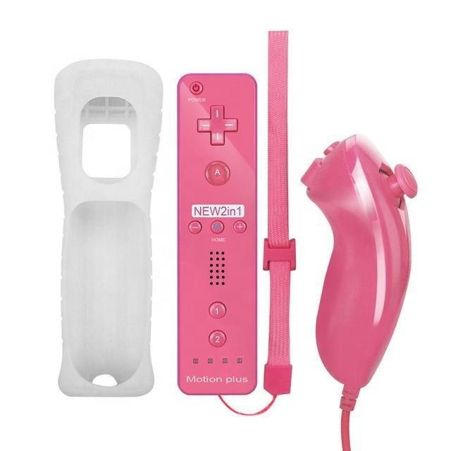 WII gamepad two-in-one wii left and right handle Wii gamepad built-in accelerator factory direct sales