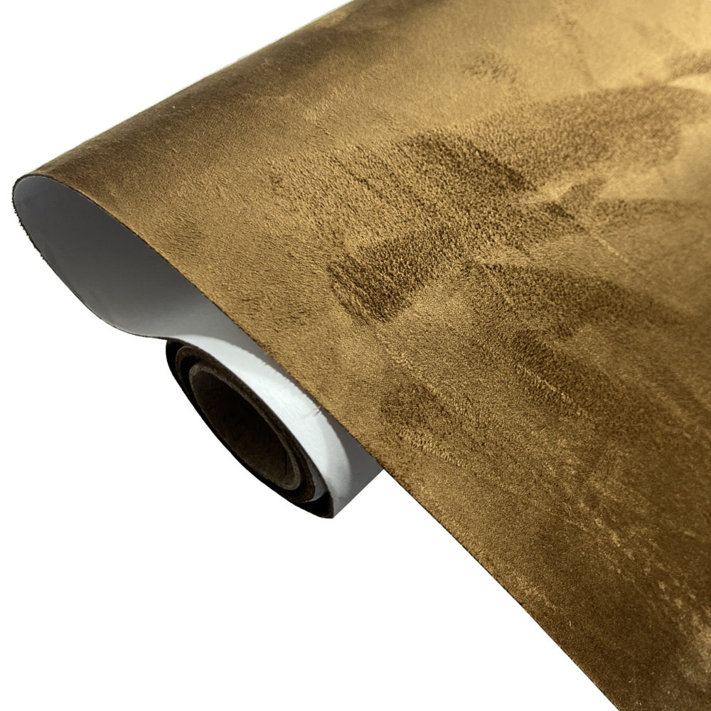 Suede Self-Adhesive Artificial Leather Suede Fabric for Car Interior Modification, Factory Direct Sales