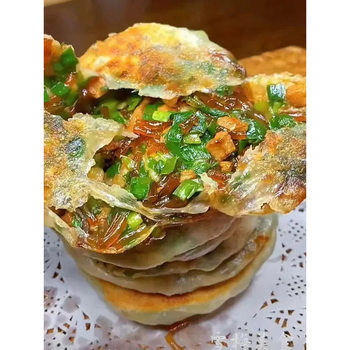 Thin-Skinned Leek Box Paper Pie, Juicy Raw Pancakes, Quick Breakfast for Lazy People, Frozen Semi-Finished Products, Heating Wholesale