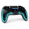 P4 Game Controller Neon Rgb Colorful Luminous Switch Wireless Game Controller Hall Joystick 6-Axis Somatosensory