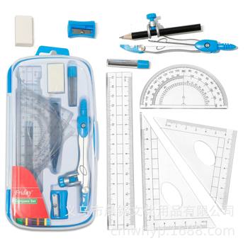 Metal Compass Set for Primary and Secondary School Students Exam Painting Design Drawing Tools Student Drawing Instrument Wholesale