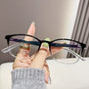 Ultra-light TR90 small fresh student myopia glasses frame new retro gradient fuchsia full small face glasses frame