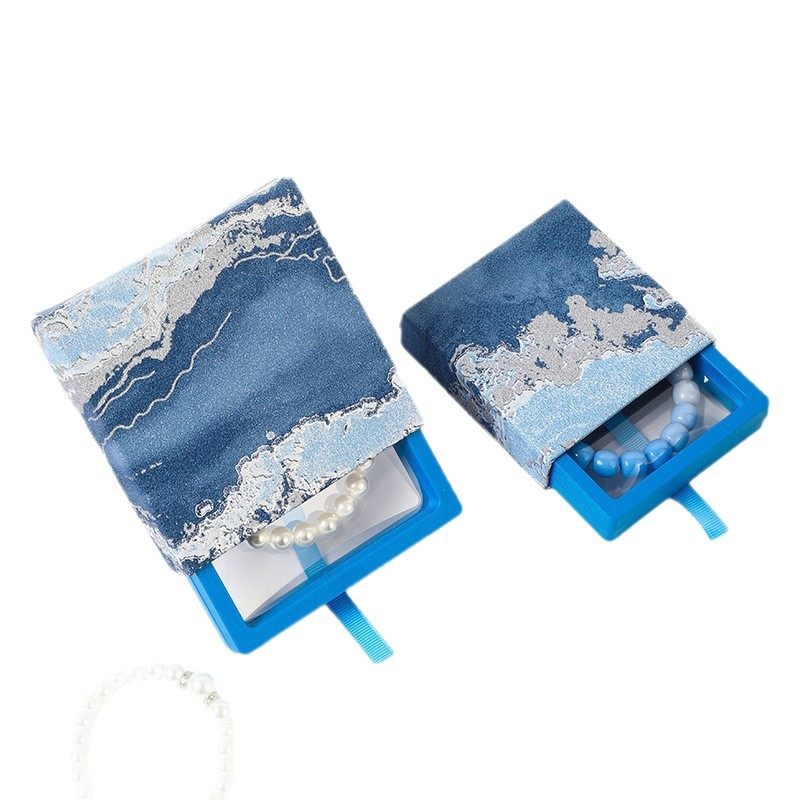 Pe Film Jewelry Box Floating Box Transparent Anti-Oxidation Crystal Bracelet Earrings Badge Jewelry Packaging Display Box