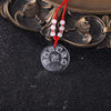 Popular Fashion Small Gift Amitabha Pendant Running River Lake Street Stall Hot Selling Glass Buddha Pendant Wholesale