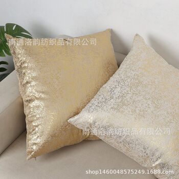 Nordic Ins Style Pillow Amazon Hot-selling Double-sided Bronzing Series Office Pillow Bedside Sofa Cushion Cover