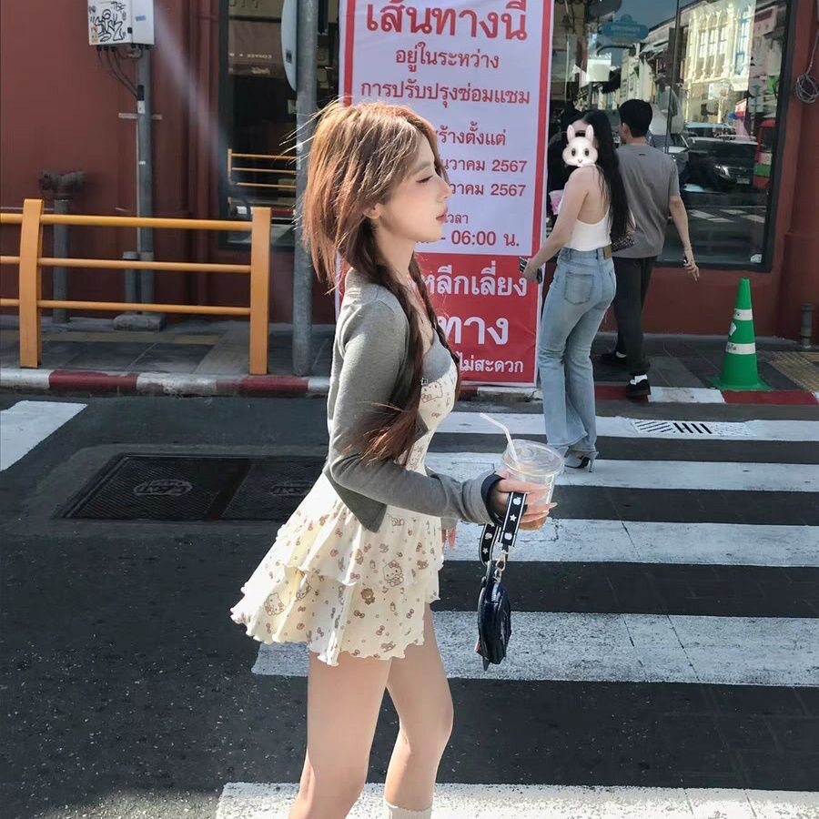 Gentle Style Elegant Pure Desire Sling dress Children Spring/Summer 2025 New Sweet and Spicy Floral Slim-fit Two-piece Suit