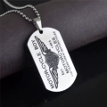 Wings card +70cm box chain