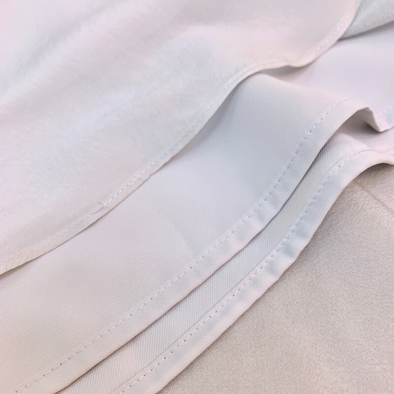 Set áo quây phối màu kèm chân váy bất đối xứng phong cách thanh lịch — Áo, Chân váy