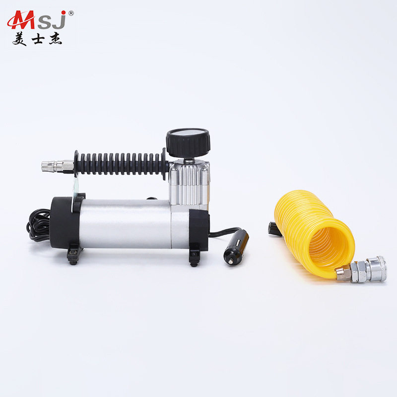 Portable car air pump basketball swimming ring metal air pump motorcycle electric vehicle car air pump