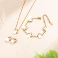 Three-piece set [white]