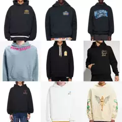 Ready-Made Men's Sports Hoodies, Spring & Fall Pattern Printed Long-Sleeved Hooded Sweatshirts, Men's Collection