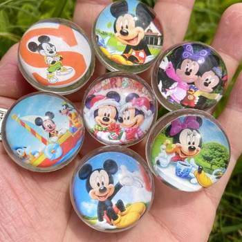 Free Shipping No. 32 Transparent Paper Card Bouncing Ball Yellow Micky Brand Dinosaur Bird Children's Toy Ball