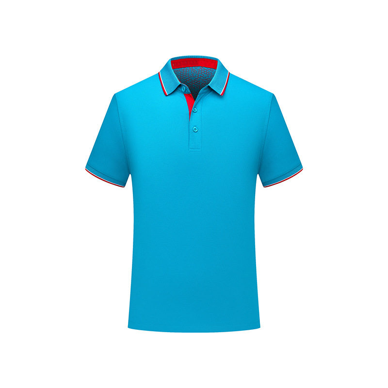 桑蚕丝翻领短袖polo衫工作服t恤广告文化衫厂服工衣定制印字logo